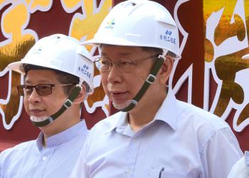 環南市場正式上樑 柯拚連任狂打政績牌